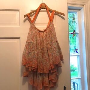 Free People (FP One)One Happy Blossom Dip Dye Tank